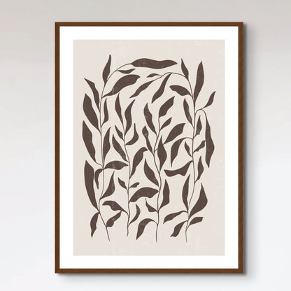 Botanical print boho minimalist printable wall art
