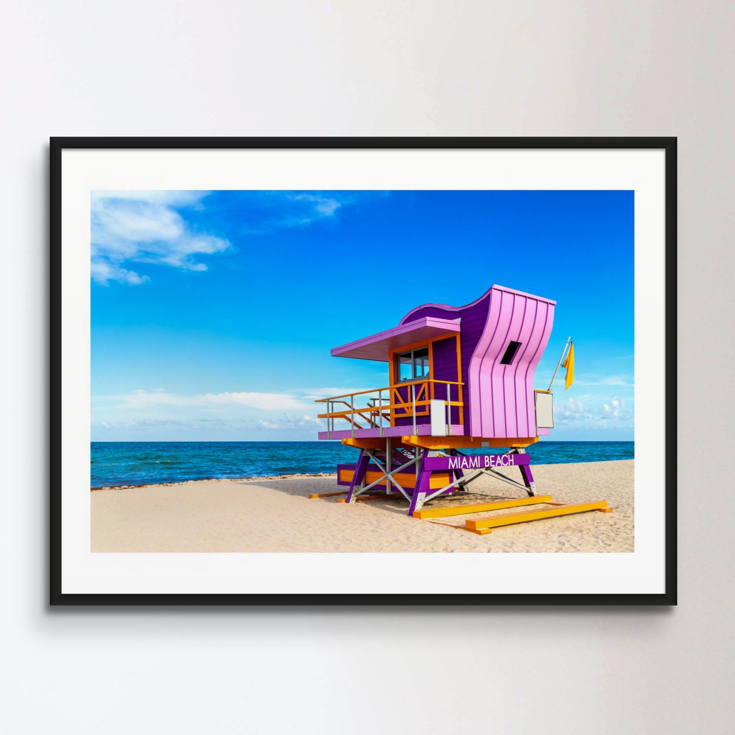 Lifeguard tower in Miami Beach