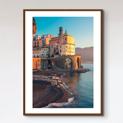 village of atrani, in the amalfi coast, italy