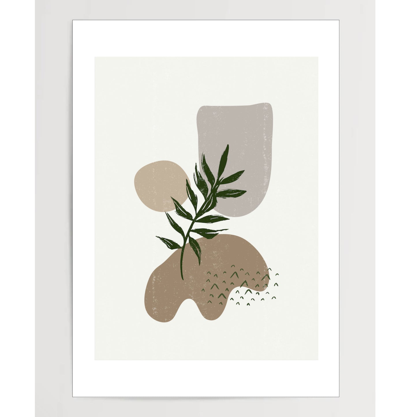 Botanical vintage print boho minimalist wall art