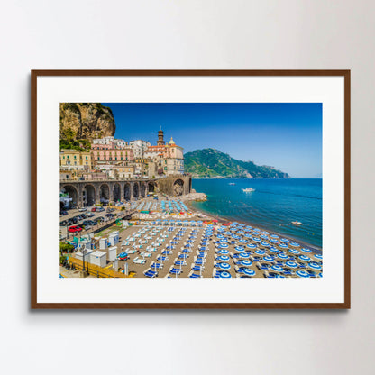 Historic town of Atrani, Amalfi Coast, Campania, Italy