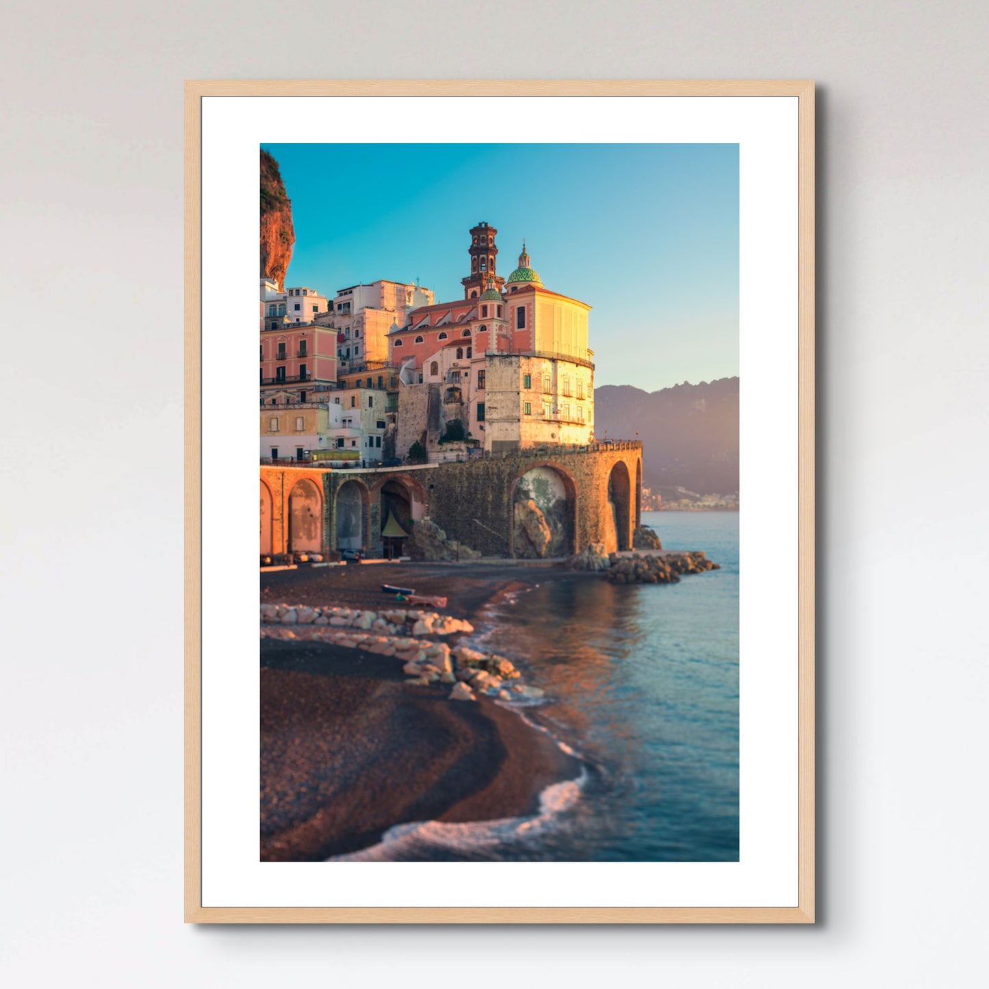 village of atrani, in the amalfi coast, italy