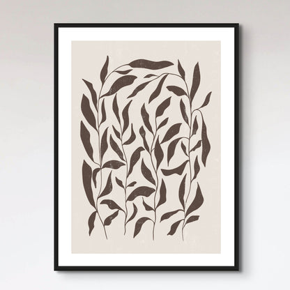 Botanical print boho minimalist printable wall art