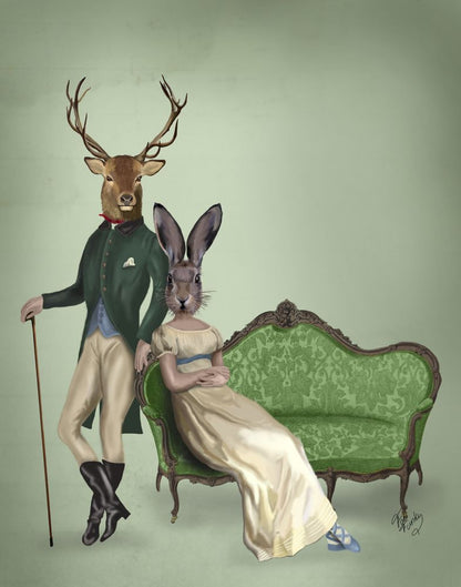 Mr Deer and Mrs Rabbit