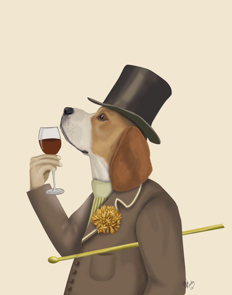 NC Beagle Wine Snob