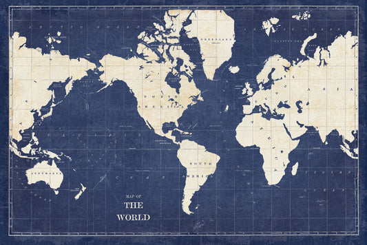 Blueprint World Map