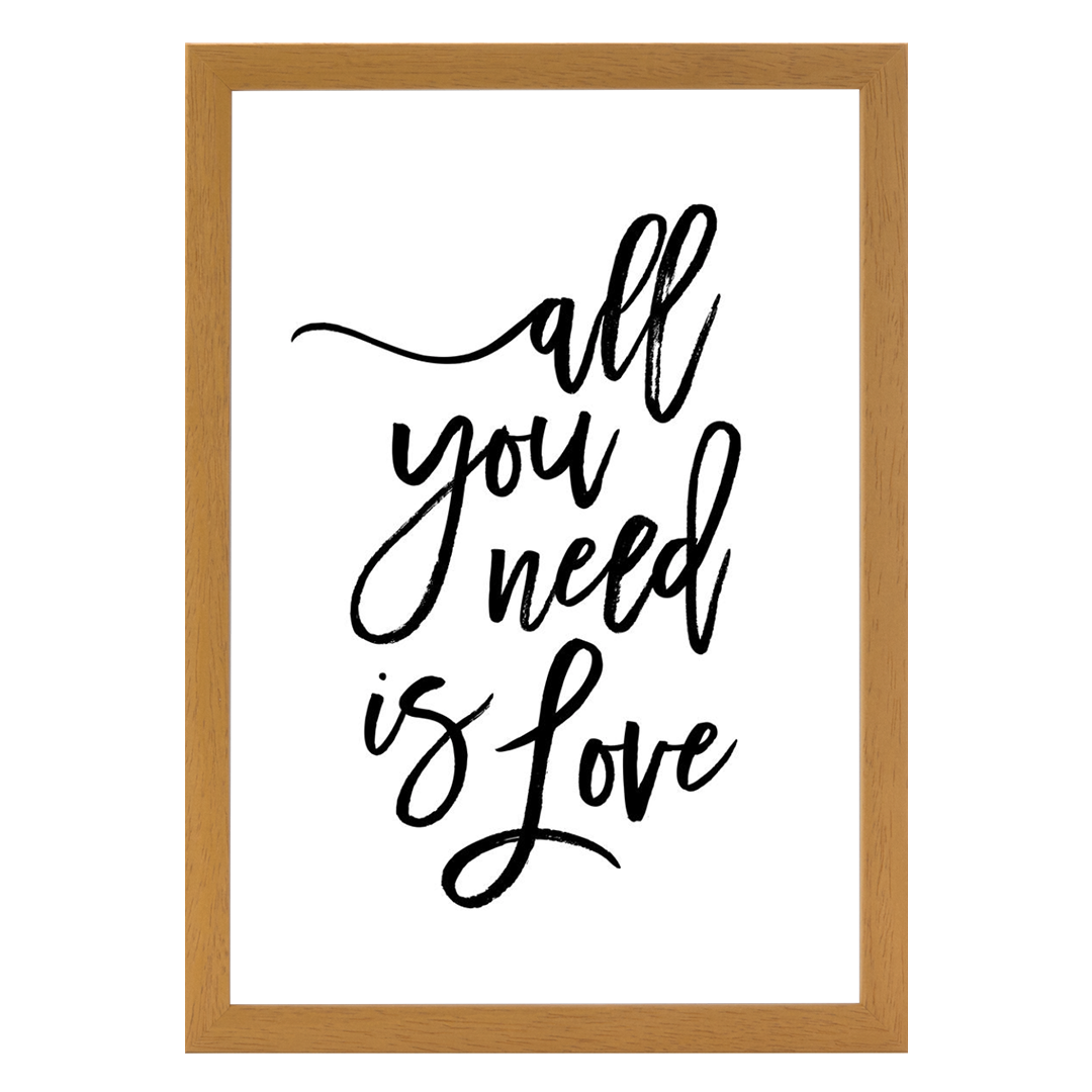 All You Need is Love