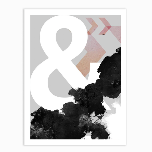 Ampersand Abstract Print