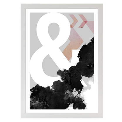 Ampersand Abstract Print