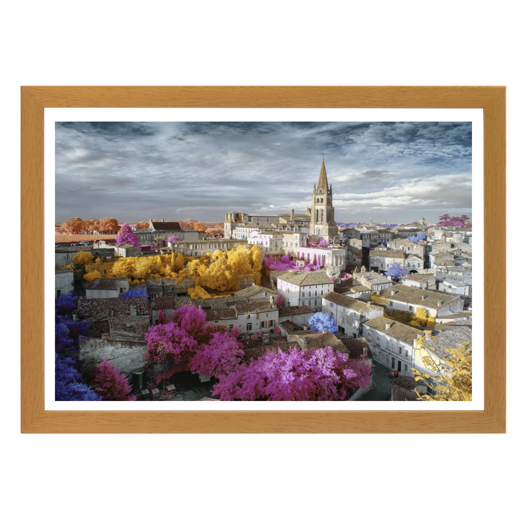 Surreal Vision of Saint-Emilion - Infrared Photography