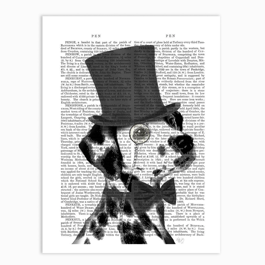 Dalmatian Formal Hound and Hat