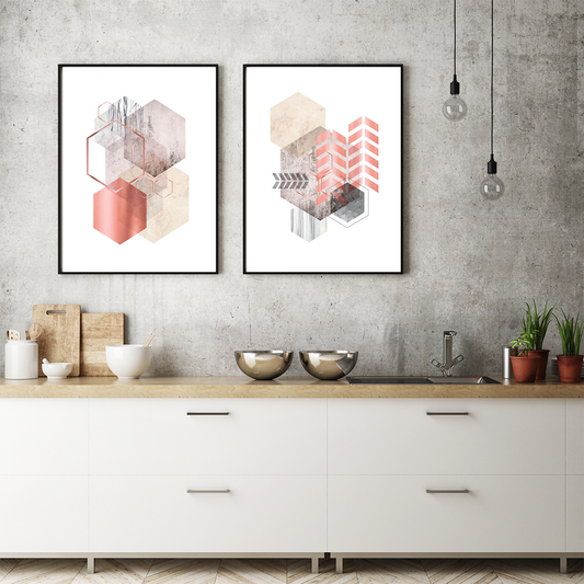 Hexagonal Geo 1 & 2 set