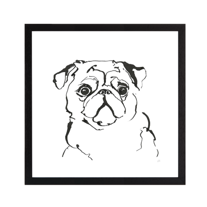 Line Dog Pug I