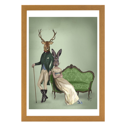 Mr Deer and Mrs Rabbit