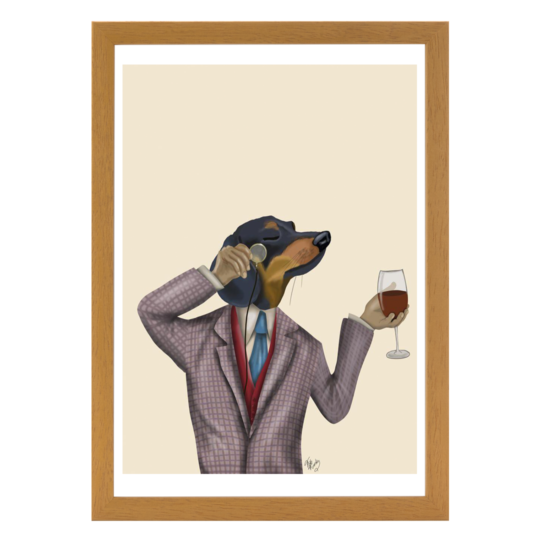 NC Dachshund Wine Snob