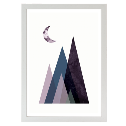 Scandi Mountains Blue 1