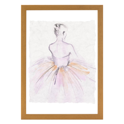 Watercolor Ballerina II