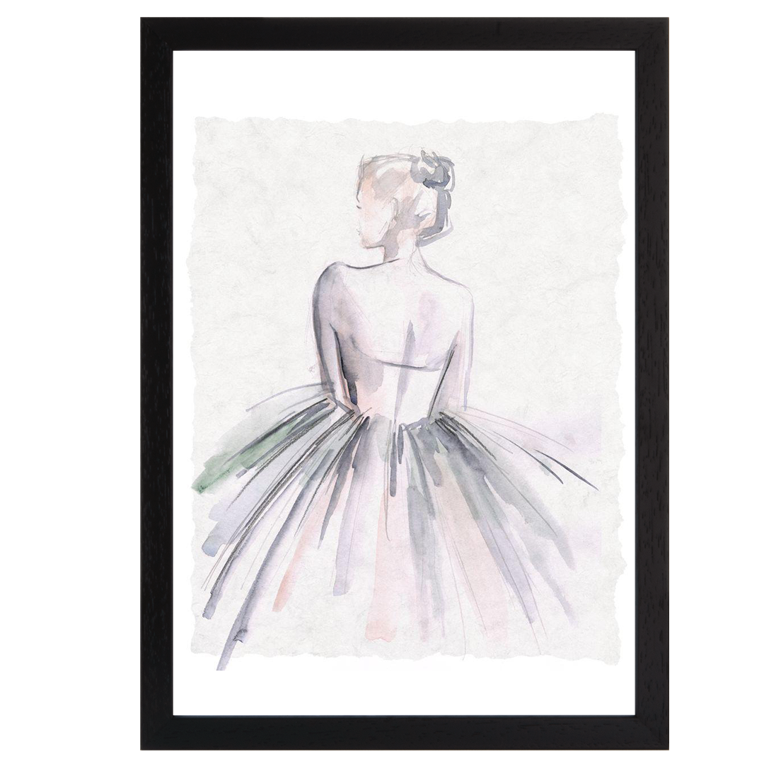 Watercolor Ballerina I