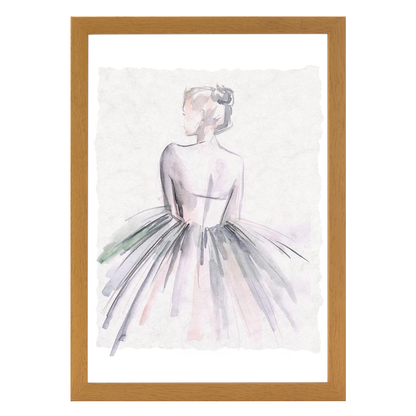 Watercolor Ballerina I