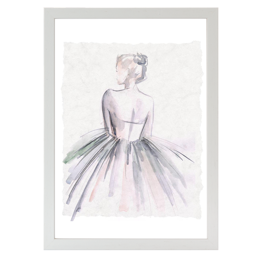 Watercolor Ballerina I