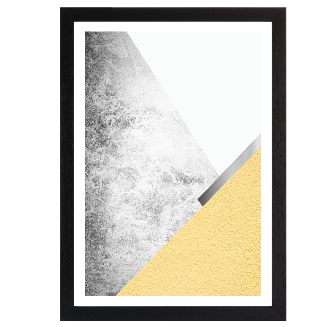 Yellow and Grey Mountains 1