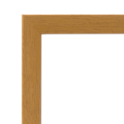 6 Piece Oak Wooden Picture Frame Set, 2 x A3 frame, 2 x A4 frames & 2 x A5 frame