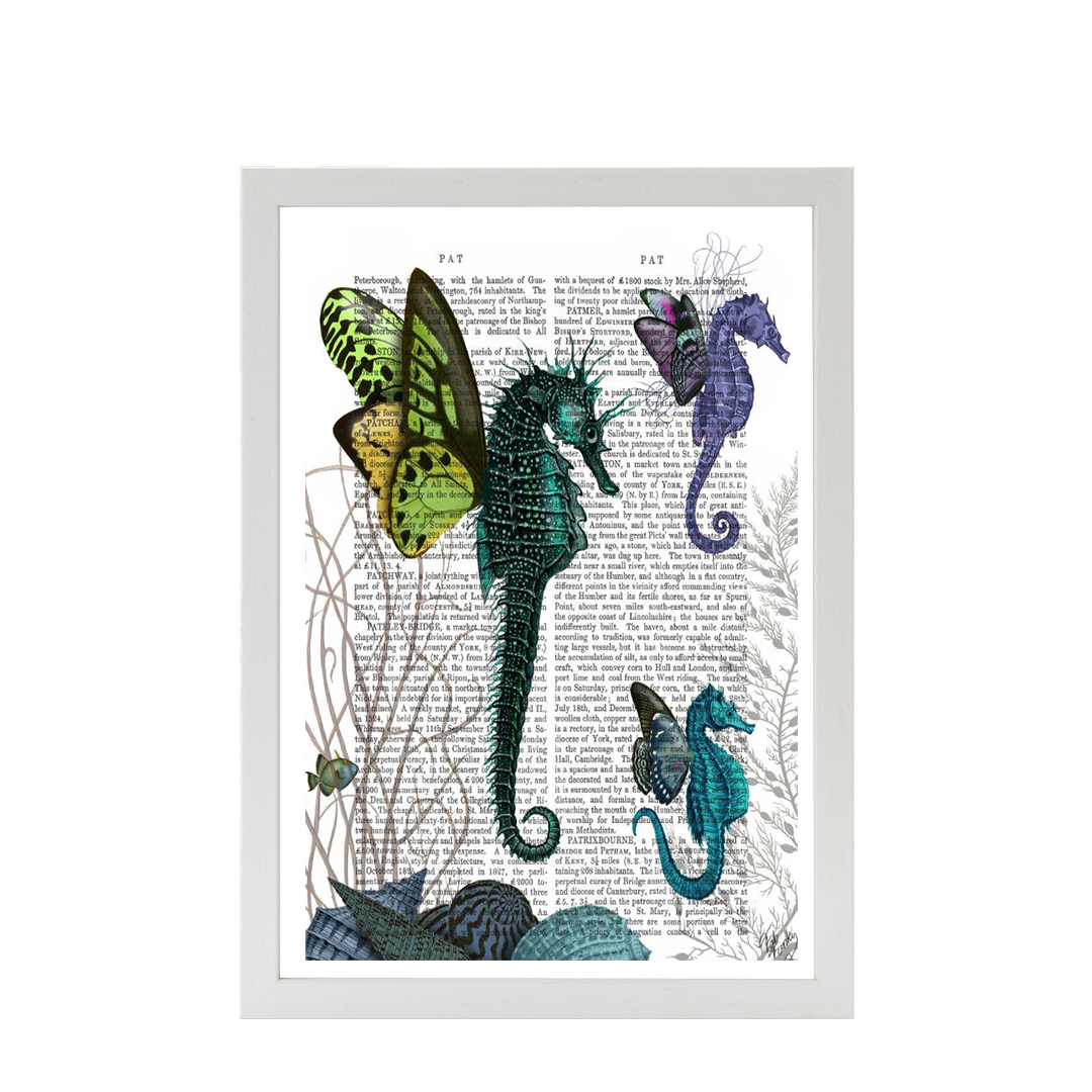 Seahorse Trio With Wings